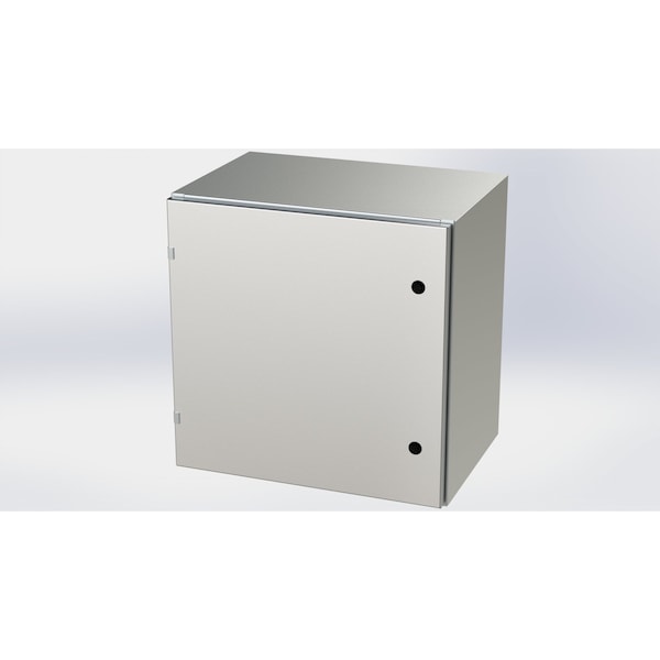 1/4 Turn Latch Electrical Enclosures, 24 in H, 16 in D, 24 in W, NEMA 3R, 4, 4X, 12, 13